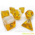 Conjunto de dados de cerveja Bescon, novidade 7pcs BeerDice